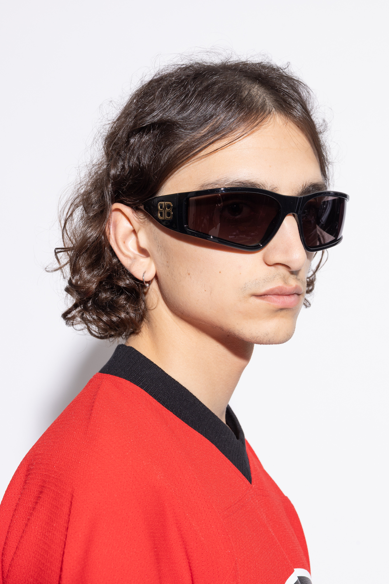 サングラス BALENCIAGA FW25 Sand acetate sunglasses (837800T0007 9210) Balenciaga Sunglasses | Men's Accessorie | Vitkac